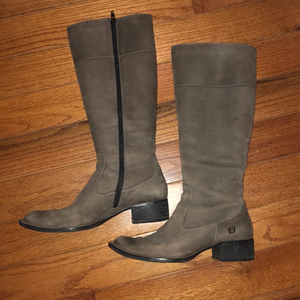 Grey Born boots